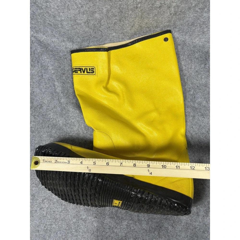 Servus A380 Overboot Size 14 Yellow Waterproof Rubber Work Boots